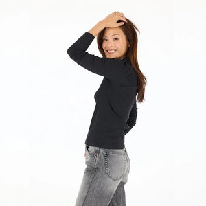 Kerri Rosenthal KR Long Sleeve Rib Tee - 2 Colors
