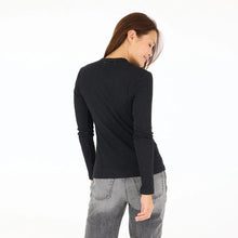 Load image into Gallery viewer, Kerri Rosenthal KR Long Sleeve Rib Tee - 2 Colors