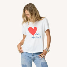 Load image into Gallery viewer, Kerri Rosenthal Suke Fool for Love Tee - White