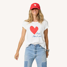 Load image into Gallery viewer, Kerri Rosenthal Suke Fool for Love Tee - White