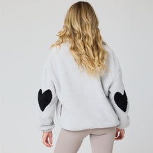 Load image into Gallery viewer, Kerri Rosenthal Quarter Zip Coze Magoze - Light Gray