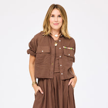 Load image into Gallery viewer, Kerri Rosenthal Tia Love Brigade Shirt - Caramel Earth
