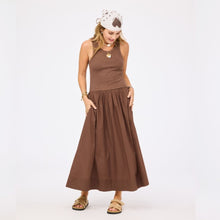 Load image into Gallery viewer, Kerri Rosenthal KR Tank Dress - Caramel Earth