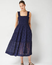 Load image into Gallery viewer, Change of Scenery Kristen Dress - Seaside Eyelet Navy