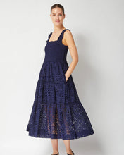 Load image into Gallery viewer, Change of Scenery Kristen Dress - Seaside Eyelet Navy