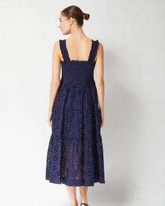 Change of Scenery Kristen Dress - Seaside Eyelet Navy