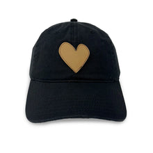 Load image into Gallery viewer, Kerri Rosenthal KR Imperfect Chenille Heart Hat - Black/Brown