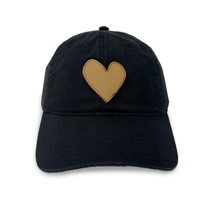 Kerri Rosenthal KR Imperfect Chenille Heart Hat - Black/Brown
