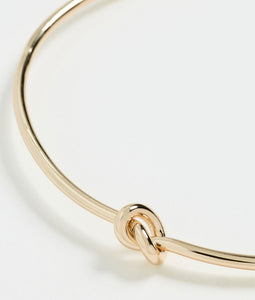Shashi Knot Necklace Cuff - Gold