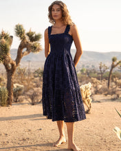 Load image into Gallery viewer, Change of Scenery Kristen Dress - Seaside Eyelet Navy