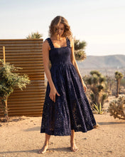 Load image into Gallery viewer, Change of Scenery Kristen Dress - Seaside Eyelet Navy