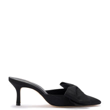 Load image into Gallery viewer, Larroude Mini Elle Pump - Black Fabric