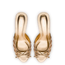 Load image into Gallery viewer, Larroude Jasmine Mule - Gold Metallic