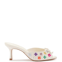 Load image into Gallery viewer, Larroude Jasmine Mule - Ivory &amp; Multicolor Leather