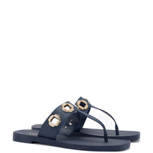 Load image into Gallery viewer, Larroude Milan S - Navy PVC