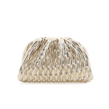 Load image into Gallery viewer, Billini Lacey Clutch Bag - Gold Metallic