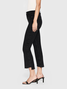 FRAME Le Cropped Mini Boot - Radio Cascade Hem