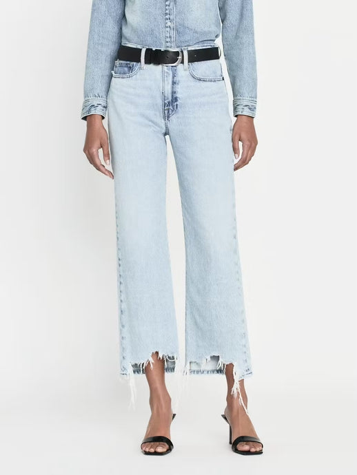 FRAME Le Jane Crop Bite Hem - Fizz Indigo