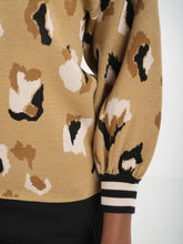 Load image into Gallery viewer, Emily McCarthy Lolli Sweater - Cocoa Brushed Cheetah