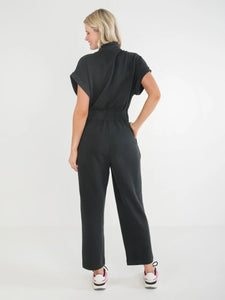 Emily McCarthy Poppy Jumpsuit - Black