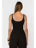 Velvet Heart Lona Tank - Black