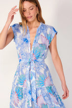 Load image into Gallery viewer, Poupette St. Barth Long Dress Kora - Blue Padang