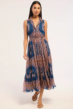 Load image into Gallery viewer, Misa Thebez Dress - Sapphire Tapis Chiffon