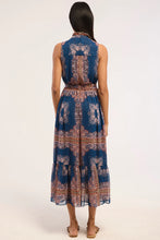 Load image into Gallery viewer, Misa Thebez Dress - Sapphire Tapis Chiffon