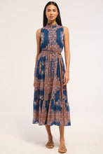 Load image into Gallery viewer, Misa Thebez Dress - Sapphire Tapis Chiffon