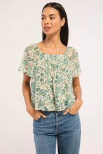Load image into Gallery viewer, Misa Sheena Top - Azure Flora