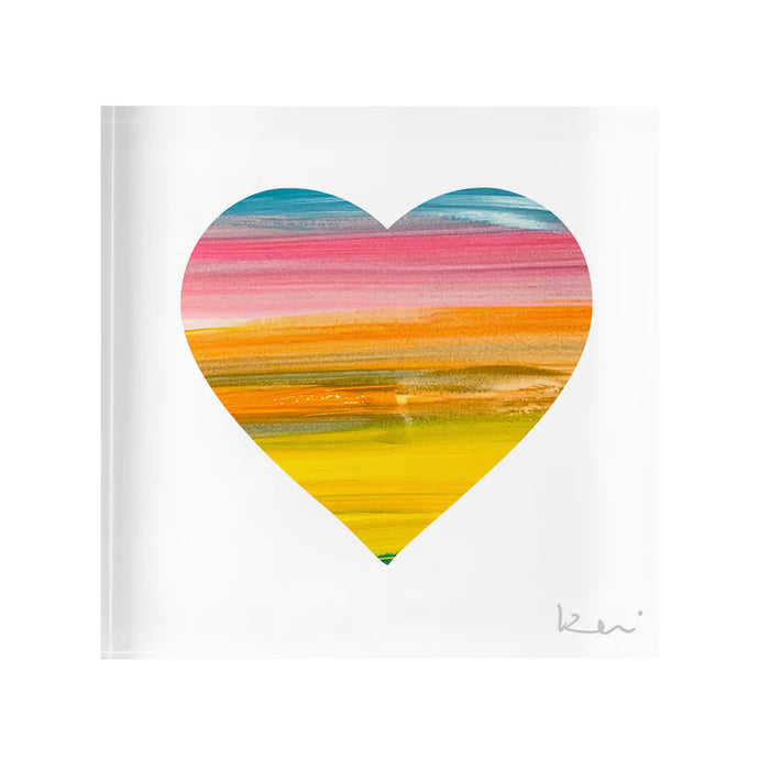 Kerri Rosenthal Follow Your Rainbow Block of Love