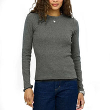 Load image into Gallery viewer, Kerri Rosenthal KR Long Sleeve Rib Tee - 4 Colors