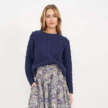 Load image into Gallery viewer, Marea The Billy Sweater - Navy