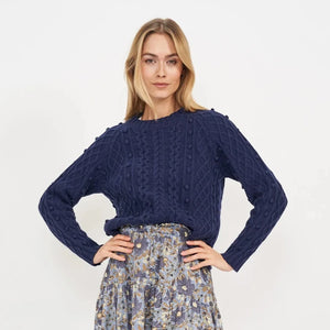 Marea The Billy Sweater - Navy