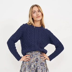 Marea The Billy Sweater - Navy