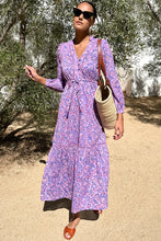 Load image into Gallery viewer, Emerson Fry Frances V Dress - Violet Wildflower