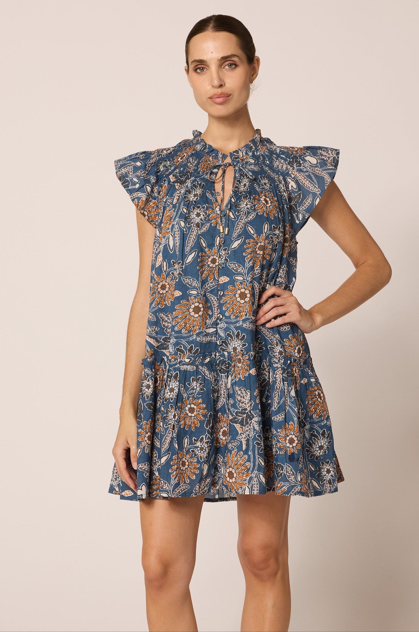 Cleobella Lydia Mini Dress - Magnolia