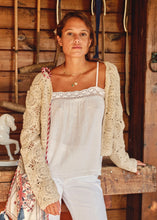 Load image into Gallery viewer, M.A.B.E. Maci Crochet Jacket - Ecru