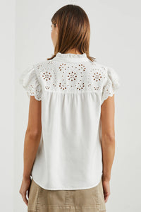 Rails Marlene Top - White Denim