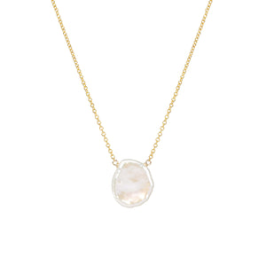 Dogeared One In A Million Keshi Pearl Necklace - Gold Filled