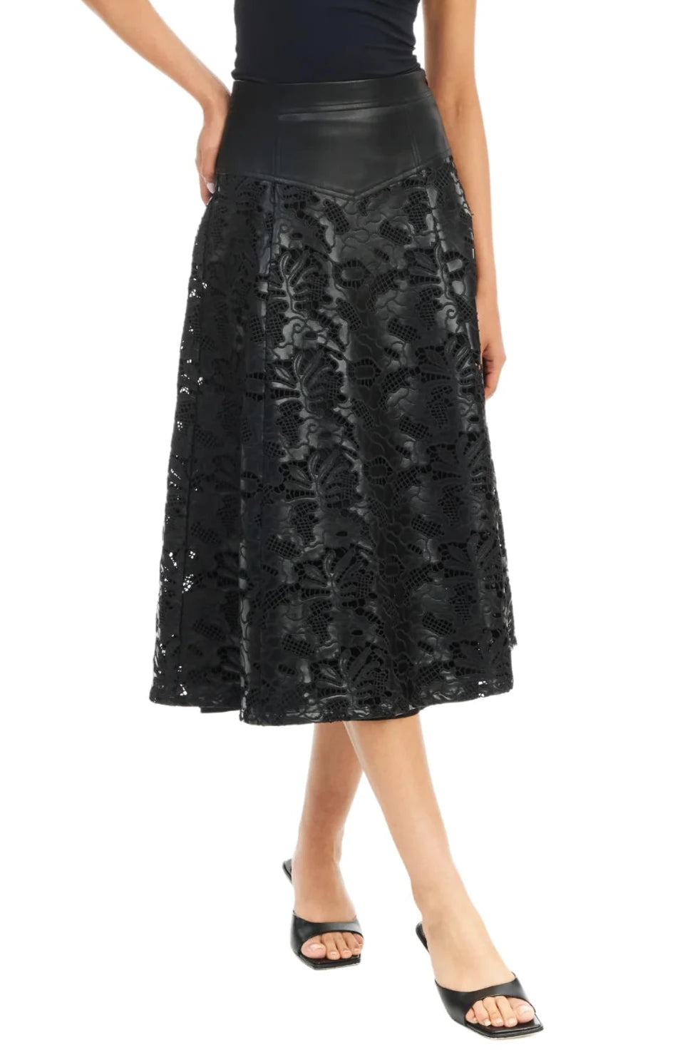 ALLISON Mila Midi Skirt - Black