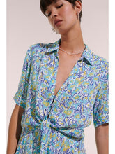 Load image into Gallery viewer, Poupette St. Barth Bettina Jumpsuit - Turquoise Graffiti