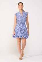 Load image into Gallery viewer, Poupette St. Barth Mini Dress Callie - Blue Tiare