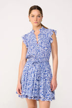 Load image into Gallery viewer, Poupette St. Barth Mini Dress Callie - Blue Tiare