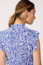 Load image into Gallery viewer, Poupette St. Barth Mini Dress Callie - Blue Tiare