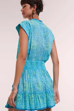 Load image into Gallery viewer, Poupette St. Barth Mini Dress Estelle - Aqua Sea Water