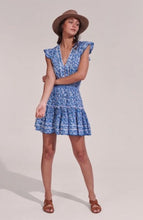 Load image into Gallery viewer, Poupette St. Barth Mini Dress Anais - Blue Paquerette