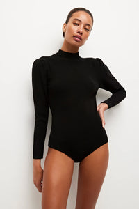 Marie Barrett Knit Bodysuit - Black