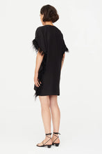 Load image into Gallery viewer, Marie Oliver Maura Feather Dress - Black