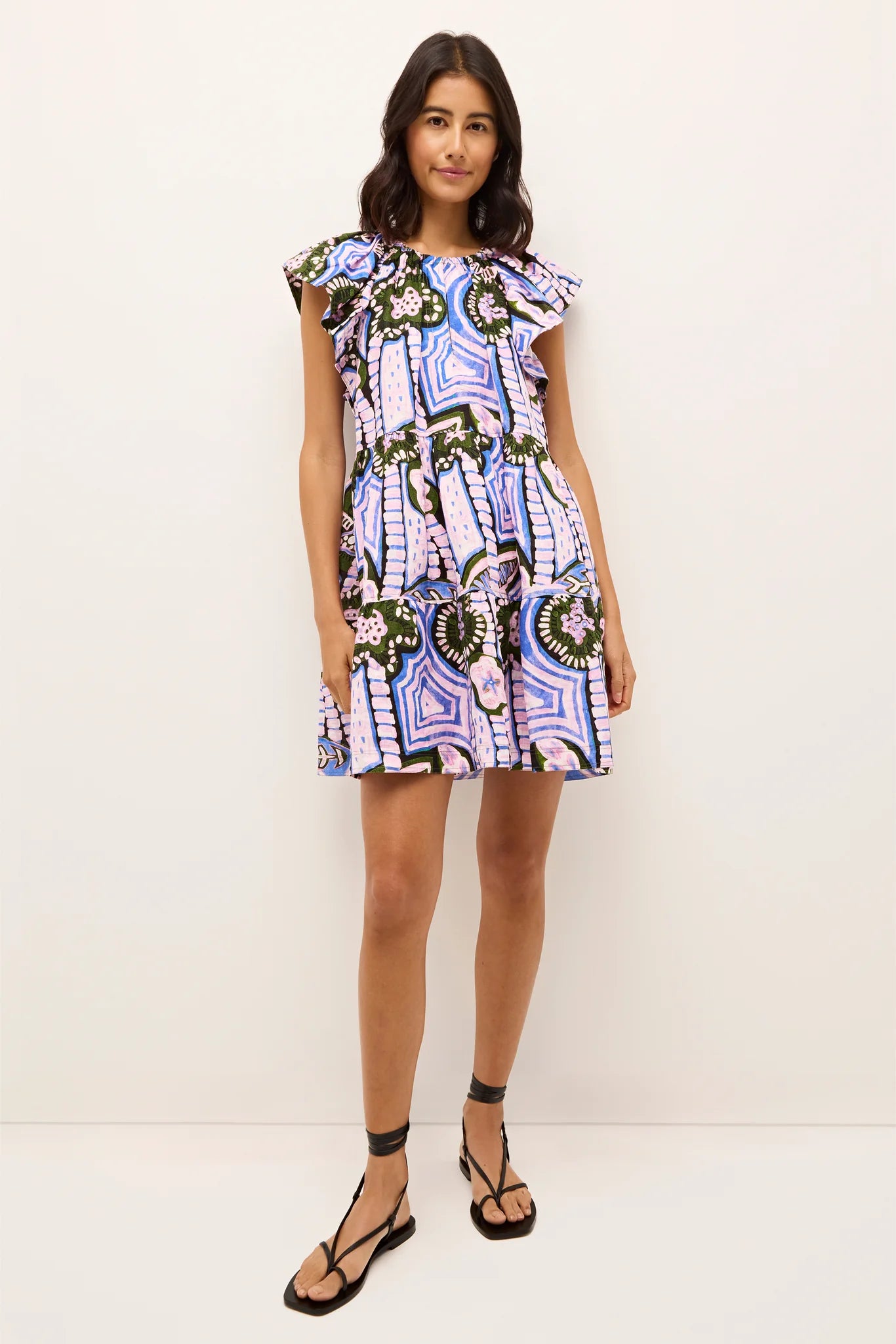 Marie Oliver Kara Dress - Hyacinth